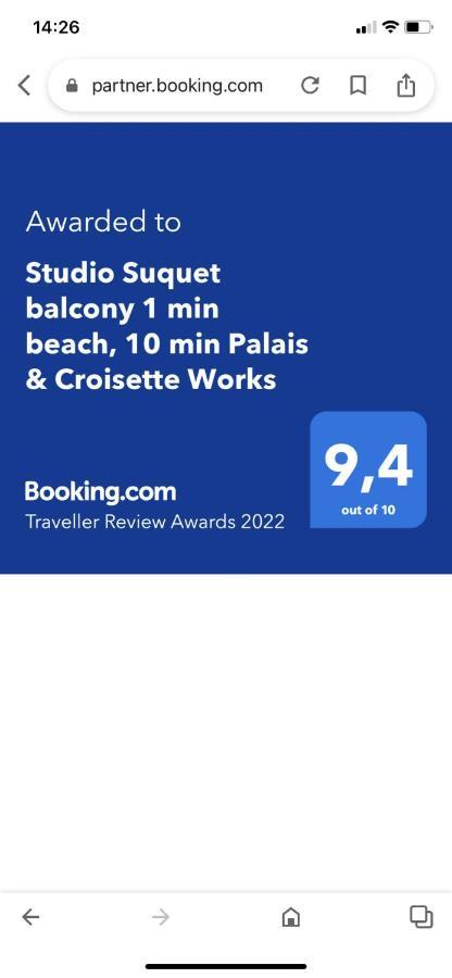 Studio Suquet Balcony 1 Min Beach, 10 Min Palais & Croisette Works Cannes Luaran gambar